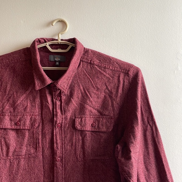 Burgundy Button Down Mountain Ridge XXL - Picture 2 of 8